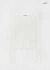 [MADE] Lojan Summer U-Neck Long Sleeve T-shirt