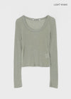 [MADE] Lojan Summer U-Neck Long Sleeve T-shirt