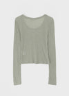 [MADE] Lojan Summer U-Neck Long Sleeve T-shirt