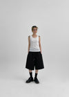 (UNISEX) Yanin Seamline Bermuda Banding Pants