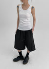 (UNISEX) Yanin Seamline Bermuda Banding Pants