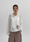 Irim Dot Hood Windbreaker Jumper
