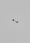(SILVER 925) Tooth Barbell Piercing