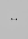 (SILVER 925) Tooth Barbell Piercing