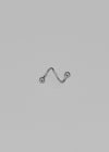 (SILVER 925) Chehil Twisted Piercing
