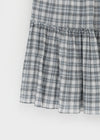 Doomki Summer Check Long Skirt