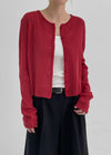 Elzip Summer Round Knit Cardigan