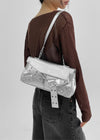 Milcot Eyelet Belt Leather Two-Way Bag