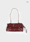Milcot Eyelet Belt Leather Two-Way Bag