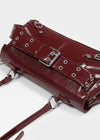 Milcot Eyelet Belt Leather Two-Way Bag