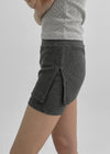 Nerfen Eyelet Waffle Mini Skirt Pants