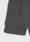 Nerfen Eyelet Waffle Mini Skirt Pants