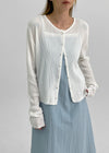 Elzip Summer Round Knit Cardigan