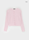 Elzip Summer Round Knit Cardigan