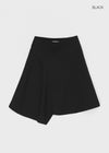 Denepher Asymmetric Flare Midi Skirt
