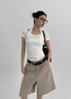 Dems Cotton Bermuda Pants