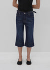 [MADE] Kochan Buckle 3/4 Semi Bootcut Denim Pants