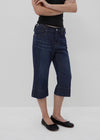 [MADE] Kochan Buckle 3/4 Semi Bootcut Denim Pants