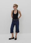 [MADE] Kochan Buckle 3/4 Semi Bootcut Denim Pants