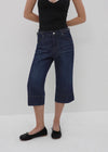 [MADE] Kochan Buckle 3/4 Semi Bootcut Denim Pants