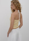[MADE] Yelp Striped Halter Tank Top