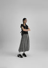 Pumkids Check Balloon Long Skirt