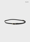 Kmong Slim Woven Leather Belt
