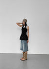 Dumbo Buckle Suede Thong Mid Boots