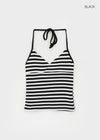 [MADE] Yelp Striped Halter Tank Top