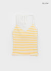 [MADE] Yelp Striped Halter Tank Top