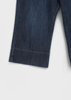 [MADE] Kochan Buckle 3/4 Semi Bootcut Denim Pants