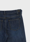 [MADE] Kochan Buckle 3/4 Semi Bootcut Denim Pants