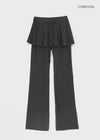 [MADE] Conid Bootcut Layered Skirt Pants