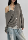 Darkb Loose Fit Summer Cardigan