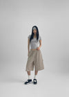 Dicuber Slim U-Neck Short Sleeve Tee