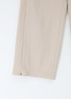 Wilep Folding Back Pocket Wide Cotton Pants