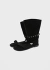 Tidy Eyelet Suede Mid Boots