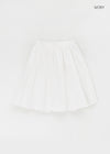 Jimben Cotton Basic Midi Skirt