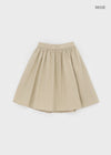 Jimben Cotton Basic Midi Skirt