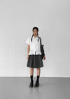 Jimben Cotton Basic Midi Skirt
