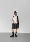 Jimben Cotton Basic Midi Skirt
