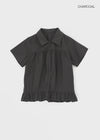 Chukia Shirring Frill Short Sleeve Shirt