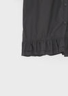 Chukia Shirring Frill Short Sleeve Shirt