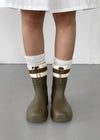 Donk Double Line String Short Rain Boots