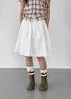 Jimben Cotton Basic Midi Skirt