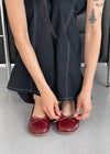 Hven Ribbon Round Flat Shoes