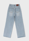 Rildy Distressed Wide Denim Pants