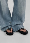 Bakaile Glossy Thong Sandals