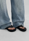 Bakaile Glossy Thong Sandals