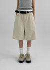 (UNISEX) Letain Cotton Bermuda Pants